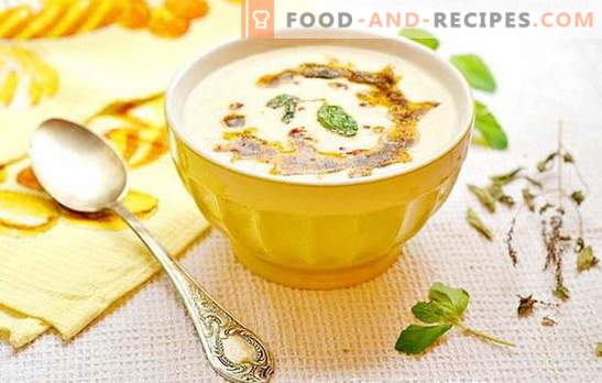 Zuppa turca insolita: su yogurt, latte, brodo di carne. Ricette zuppa gourmet turca con carne, cereali, verdure