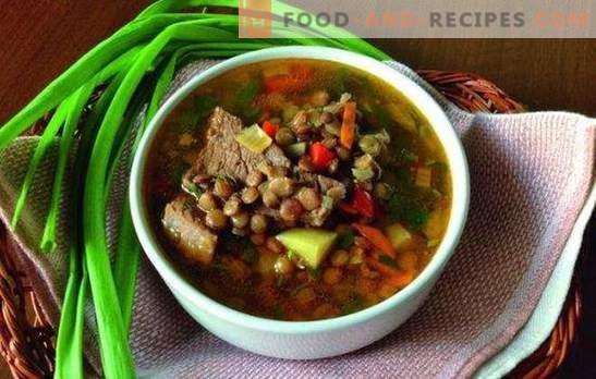 Lentils with meat: it is not fast, but tasty, healthy and nutritious. How to cook lentils with meat: the first and second