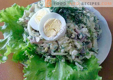 Insalata di aringhe - le migliori ricette. Come cucinare correttamente e gustosa insalata di aringhe.
