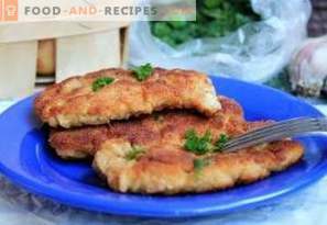 Come si differenzia una schnitzel da un tortino, una scaloppina, una bistecca, un chop