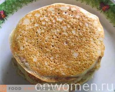 Pancake spessi con lievito