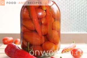 Pomodori sott'aceto con peperoni