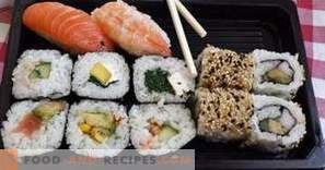 Vad är skillnaden mellan sushi och rullar?