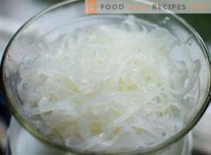 Rice noodles: benefit and harm