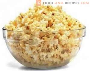 Korzyści i szkody popcornu
