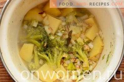 Zuppa di crema di broccoli